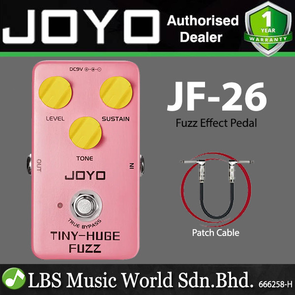 Joyo JF-26 Tiny Huge Vintage Fuzz Guitar Effect Pedal (JF26 JF 26)