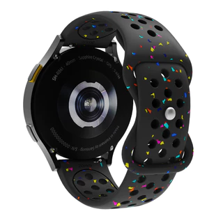 18/20 มม.22 มม.กว้างซิลิโคนสําหรับ Samsung Galaxy Watch 7 6 5 4 5Pro 6Classic สร้อยข้อมือสําหรับนาฬิกา Huawei GT5 4Pro 3 46 มม.18 มม.