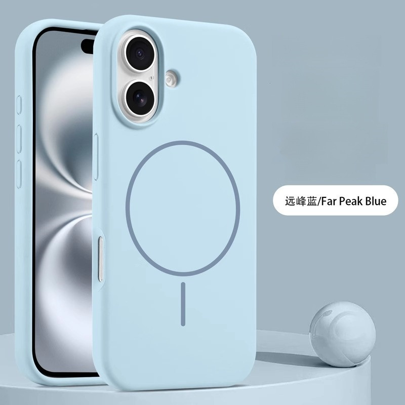 Fine Circle เคสโทรศัพท์แม่เหล็กสําหรับ IPhone 16 11promax 13 14 12promax 14promax 15promax 16pro 16promax 13promax 16Plus ซิลิโคนนุ่ม