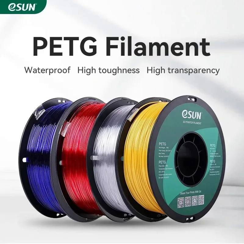 eSUN PETG Filament 1.75mm,3D Printer Filament PETG Accuracy +/- 0.05mm,1KG 2.2LBS Spool 3D Printing 