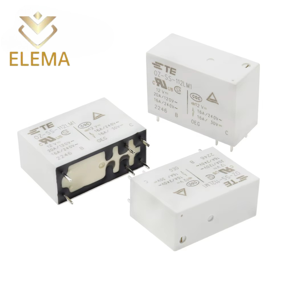 ยี่ห้อใหม่รีเลย์ OZ-SS-112LM1 OZ-SH-112L OZ-SS-124L OZ-SH-112LM1 16A 6Pin/8Pin รีเลย์การสื่อสาร