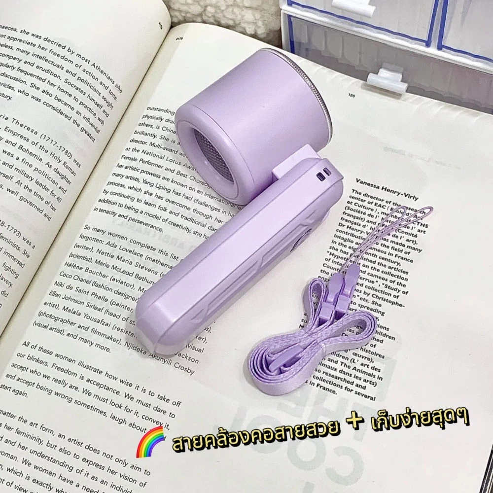 พัดลมพกพา พัดลมไอเย็นพกพา ขนาดเล็ก แบบพกพา ปรับระดับได้ 100 ระดับ 3600mAh ไม่มีใบมีด usbชาร์จใหม่ได้ thumbnail 7