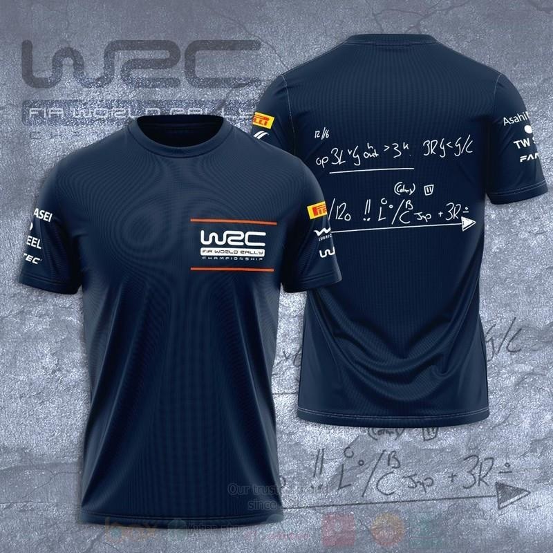 Wrc - เสื้อยืด คอพิมพ์ลาย 3 มิติ สไตล์สตรีท over -style สําหรับผู้ชายและผู้หญิง