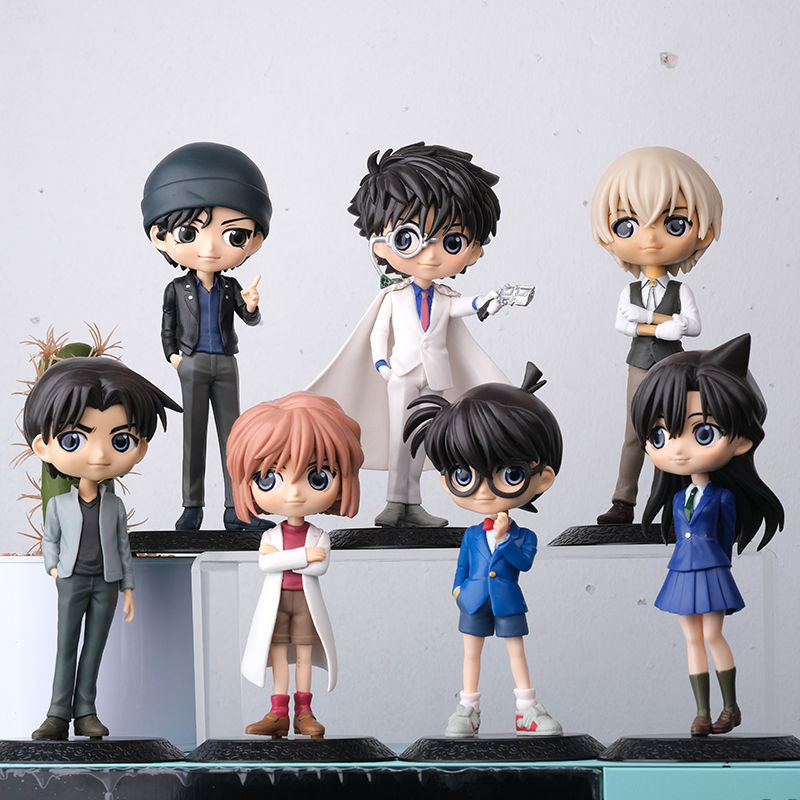 ⚔️เครื่องประดับตุ๊กตาอนิเมะ Detective Conan Maurilan⚔️Kaito Kid/Haihara Ai รุ่น Q ของขวัญโมเดลอนิเมะ⚔️