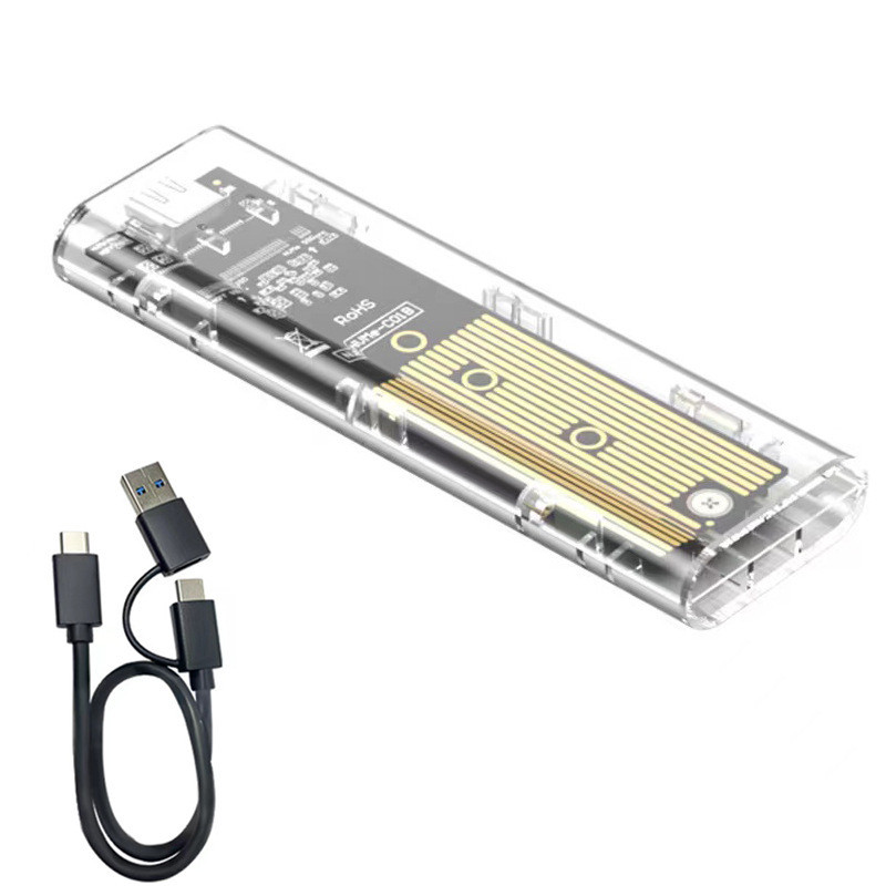 M.2 Solid State Drive Box nvme/sata Dual Protocol Mobile Notebook SSD ภายนอกกรณี m2