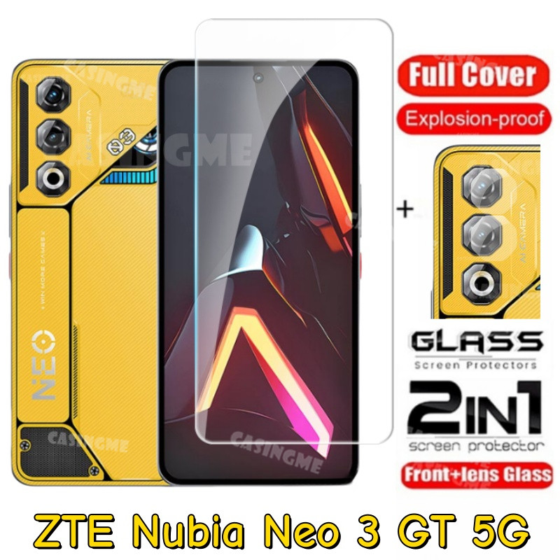 กระจกนิรภัยสําหรับเลนส์กล้องหน้าหลัง ZTE Nubia Neo 3 GT 5G/4G 2025 รุ่น NeoGT3