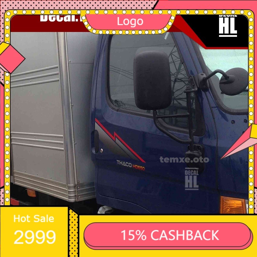 [CAR STAMP] ชุดสติ๊กเกอร์รถบรรทุก Hyundai Taco HD650 สติ๊กเกอร์ติดรถ Yair Hyundai hd 650