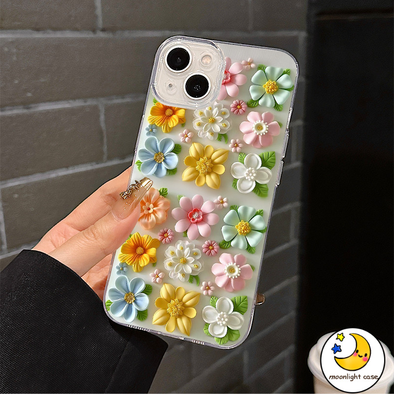 GOOD เคสคุณภาพสูง ดอกไม้สีสันสวยงาม สําหรับ Samsung A05s A15 A25 A51 A53 A11 A12 A13 A14 A21s ราคา ถูกที่สุด ดีลบีเคเค แกลเลอรีภาพที่ 6