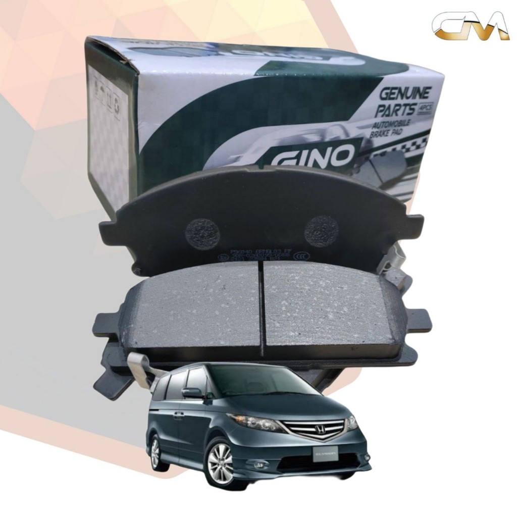 ผ้าเบรก GINO สําหรับ HONDA ELYSION RR1 RR3