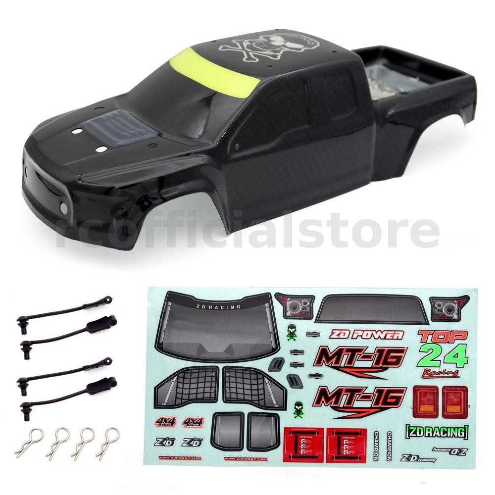 Zd Racing PVC Body Shell + Magic สติกเกอร์ส่วนประกอบชุดสําหรับ MT16 รถบรรทุกมอนสเตอร์ RC รถยนต์ยานพาหนะรุ่นอะไหล่อุปกรณ์เสริม 16030