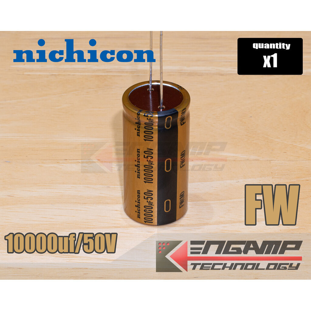 (1ตัว) [E-CAP] 10000uf/50V 85ºC Nichicon FW(M) 25x50mm P=12.5mm