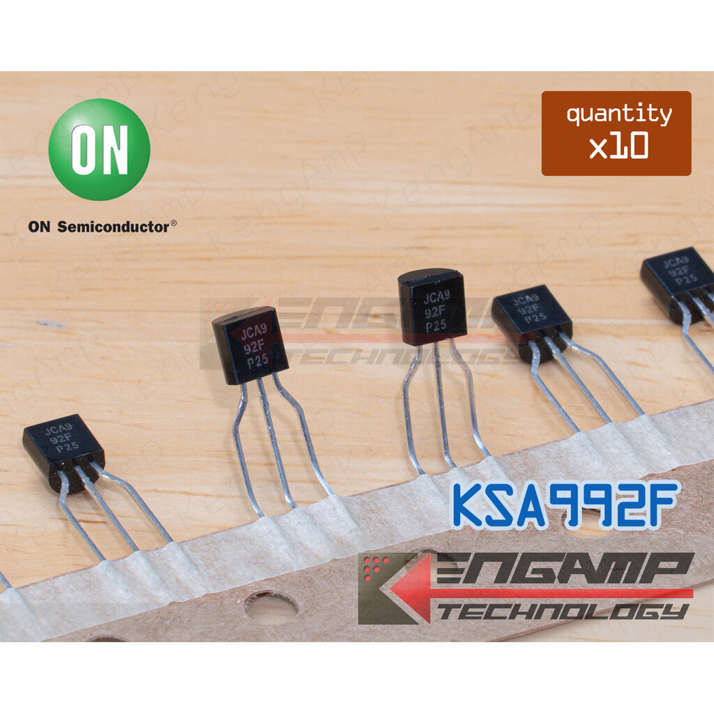 (มีตัวเลือก) [TR] KSA992F A992 หรือ KSC1845F C1845 ON/FSC NPN 50mA 120V ECB