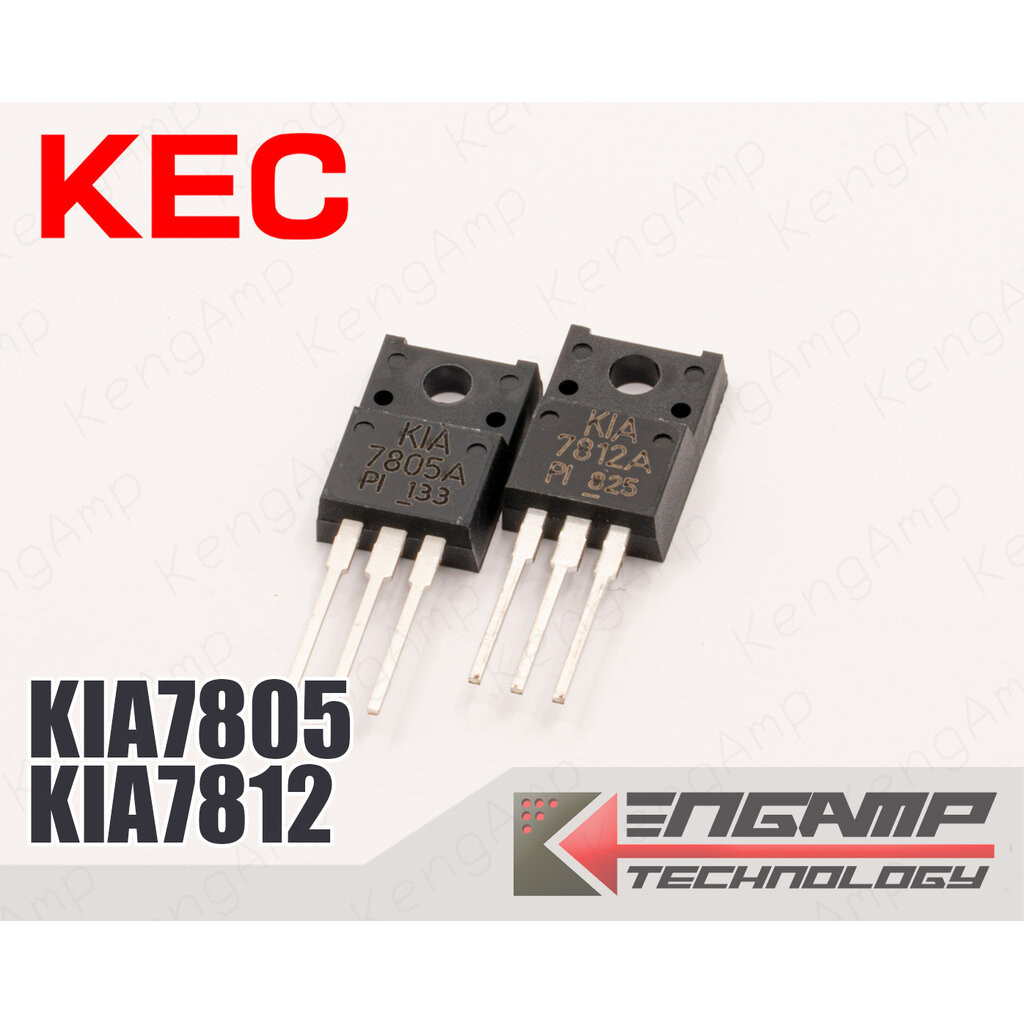 (มีตัวเลือก) [IC] KIA 7805 7812 KIA7815 KIA7915 API KEC 3 Terminal Positive Voltage Regulators