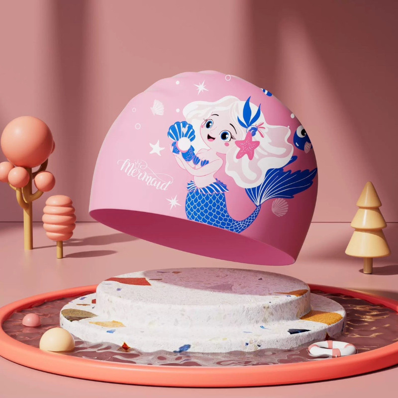 พร้อมส่ง [3ชิ้น] แว่นตาว่ายน้ำเด็ก+หมวกว่ายน้ำ+กระเป๋า  หมวกว่ายน้ำเด็กลายการ์ตูนดัง  สำหรับ 2-16 ปี - รูปที่ 4