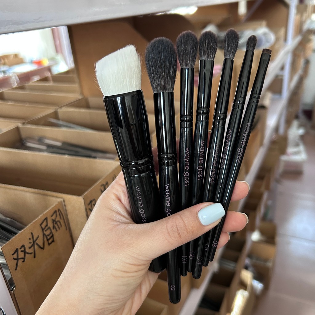 ขายร้อน!Wayne goss ลุงกระรอกผมแปรงแต่งหน้า Dot Color Foundation Brush Contour Brush Brightening Brush แปรงปัดแก้ม แปรงอายแชโดว์