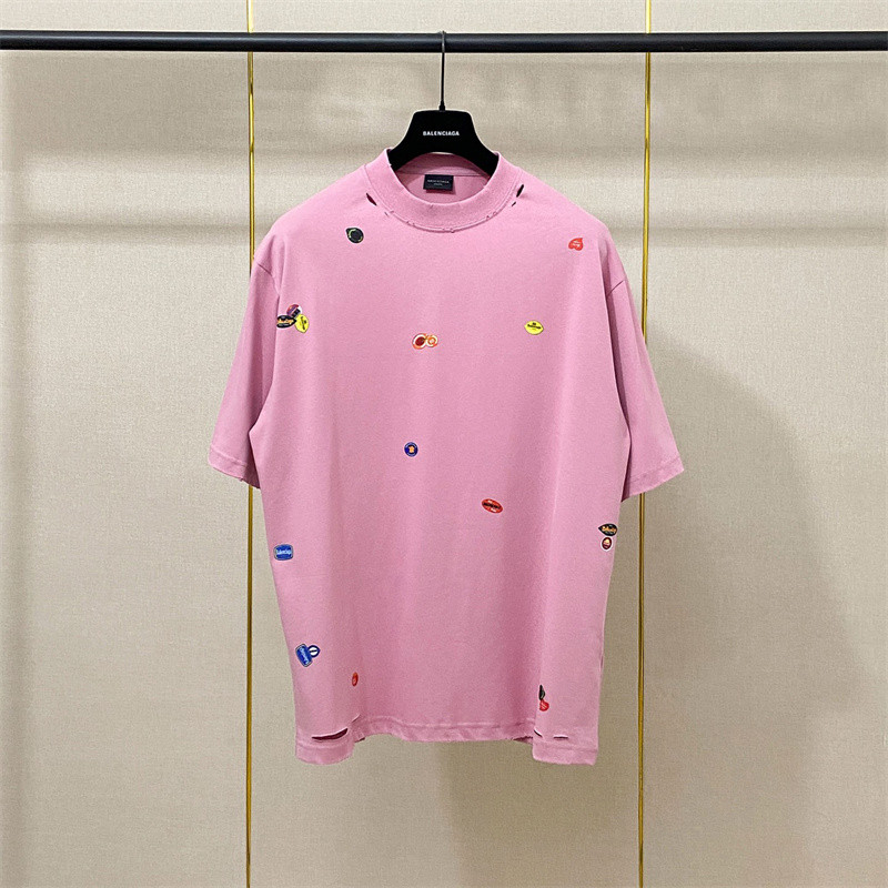 เสื้อยืดแขนสั้นพิมพ์ลายผลไม้แฟชั่นอินเทรนด์ใหม่ ไม่จํากัดเพศ ลําลองหลวมสบาย เรา