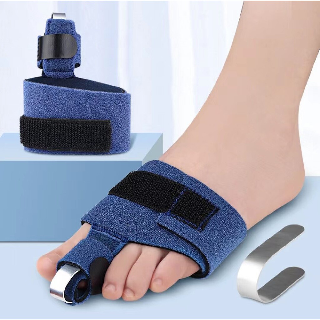 1pcs ค้อนเท้า orthosis splint toe support พร้อมปลอกสวมนิ้วหัวแม่เท้า สําหรับนิ้วหัวแม่เท้าหัก