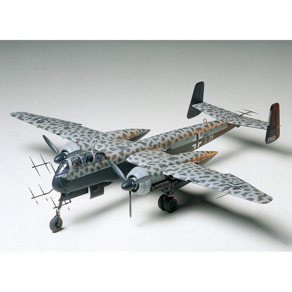 Tamiya 1/48 Master Model Series No.57 German Air Force Heinkel He 219 A-7 Uhu Plastic Model TM61057