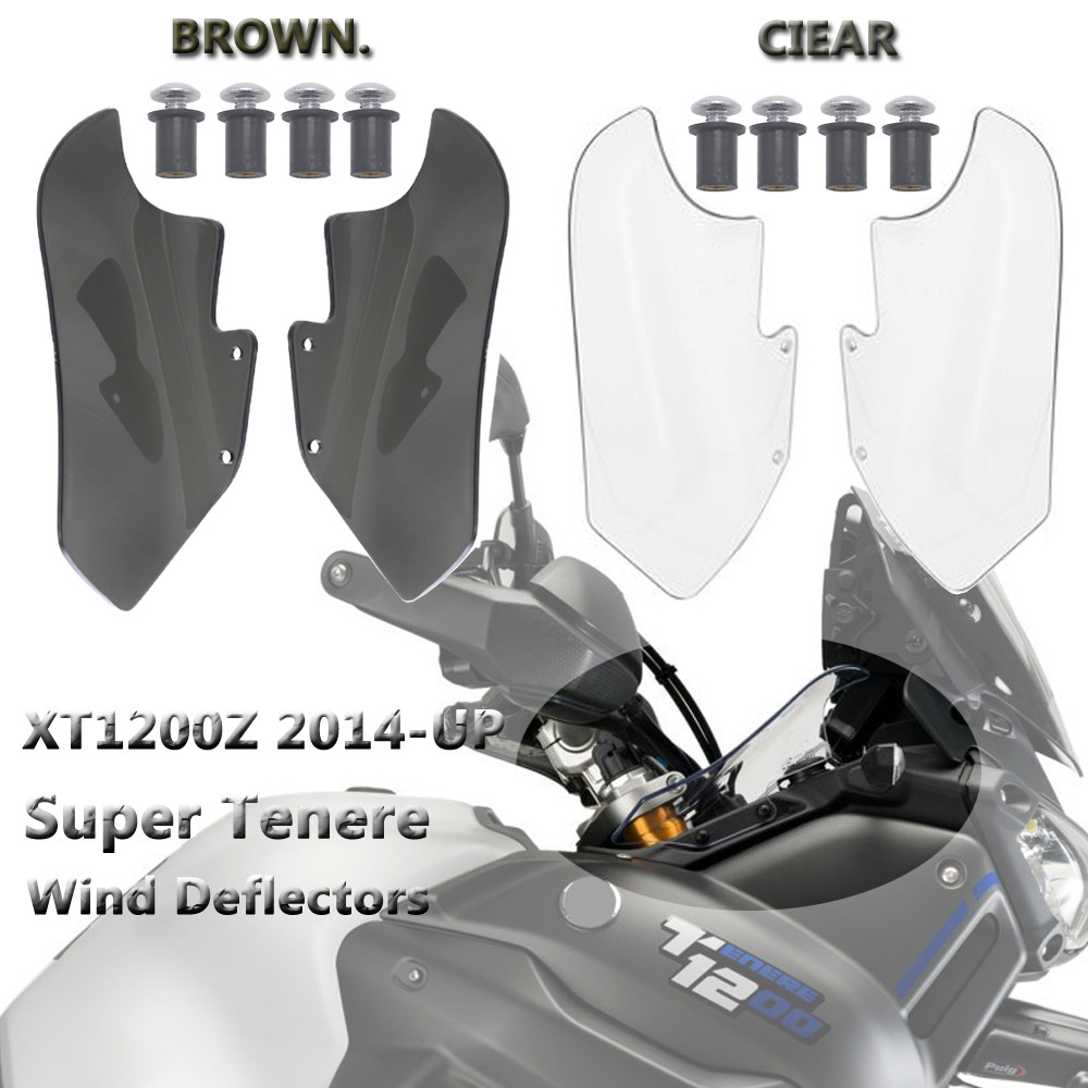 สําหรับ Yamaha XT1200Z Windshield Side Wind Deflectors Super Tenere 2014-2021 2018 2017 2019