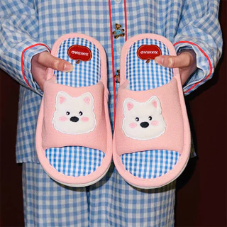 XIXITIAO สไตล์ใหม่ฤดูใบไม้ผลิฤดูร้อน Soft Sole หญิงรองเท้าแตะสบาย High-End Puppy ผ้าฝ้ายลินินรองเท้าแตะ