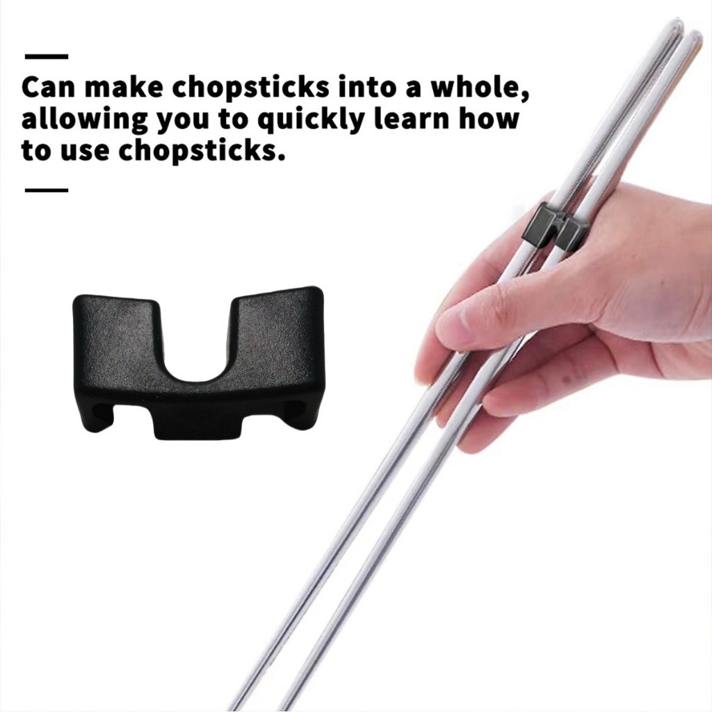 คลิปฝึกตะเกียบ10ชิ้น ที่หนีบตะเกียบ สําหรับผู้เริ่มต้น เด็ก ผู้ใหญ่ วัสดุพลาสติก - รูปที่ 5