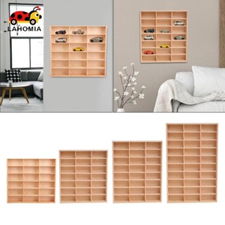 [ลาโฮเมีย] ตู้โชว์แร็คแสดงรถDiecastไม้มัลติฟังก์ชั่นสําหรับร…