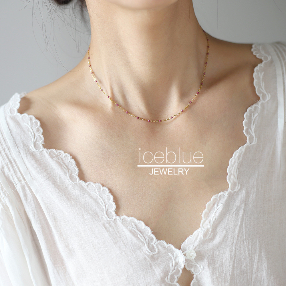 iceblue-Bohemian สไตล์สีม่วงสีชมพูน้ํามัน Dripping รูปที่ 6