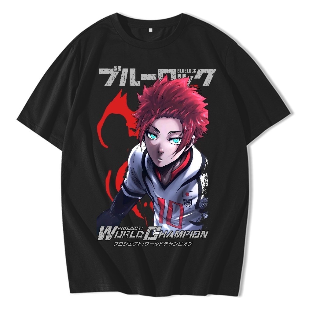 T-Shirtเสื้อยืดอนิเมะ Blue Lock - Itoshi Sae S-5XLSIZE S-5XL