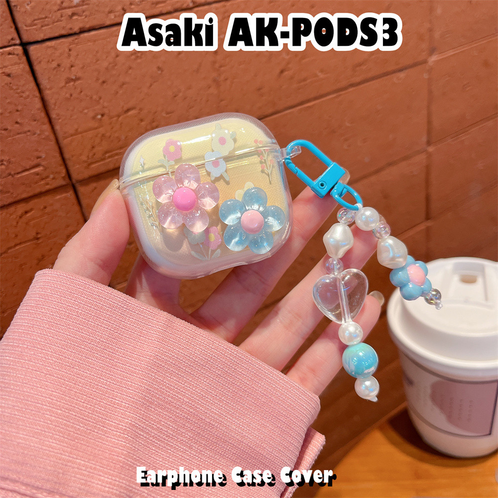 READY STOCK!นําไปใช้กับ Asaki AK-PODS3 เคส Case เคสหูฟัง การ์ตูนสร้างสรรค์ ซิลิโคนนุ่ม เคส เคสหูฟัง