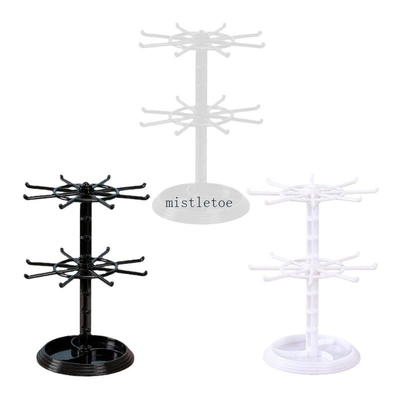 ผิด พวงกุญแจที่แขวนเครื่องประดับและจี้ชั้นวางจอแสดงผลชั้นเก็บของชั้นวางหมุนได้