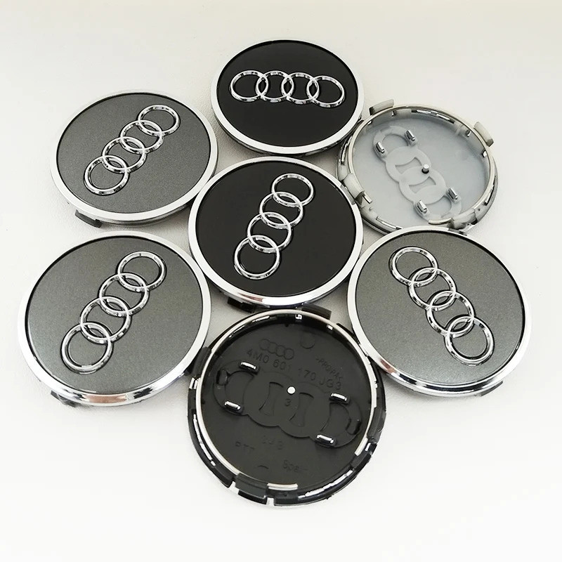 4pcs 60mm 61mm 68mm 69mm 77mm Car Wheel Center Hub Caps For Audi A3 A4 A5 A6 A7 Q3 Q4 Q5 Q7 S3 S4 S5