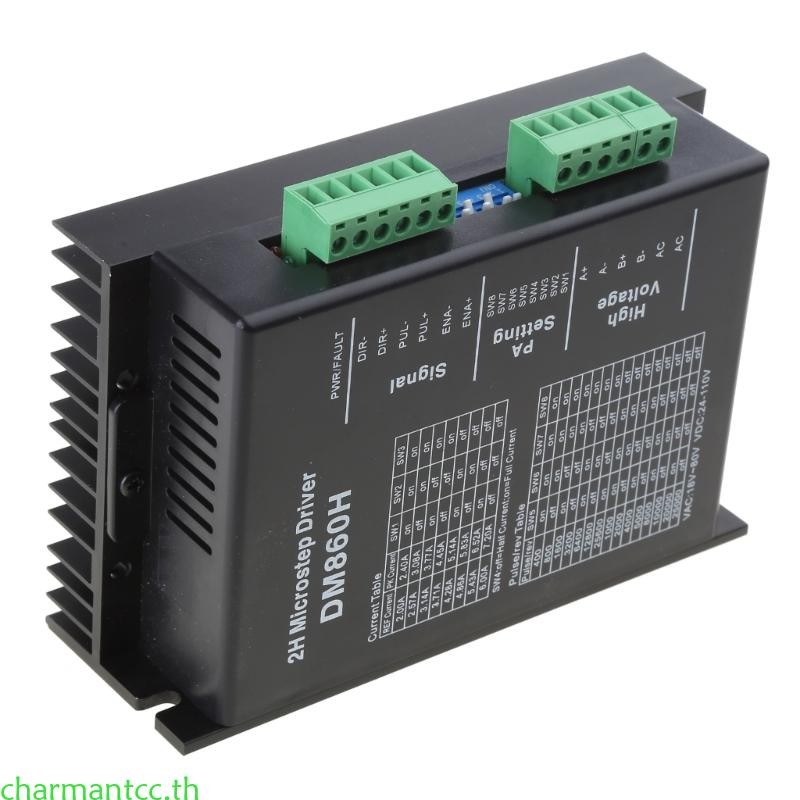 Charmantcc Stepper Motor Driver Cintroller DM860 DM860H Microstep มอเตอร์สเต็ปเปอร์แบบไม่มีแปรง