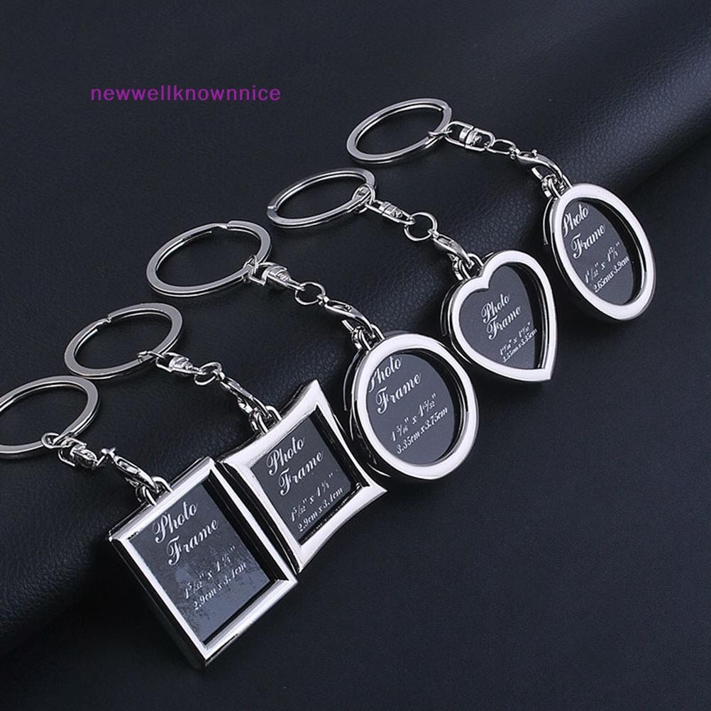 Newwellknownnice 1 ชิ้น Chic โปร่งใสใสใส่กรอบรูปพวงกุญแจพวงกุญแจ TH