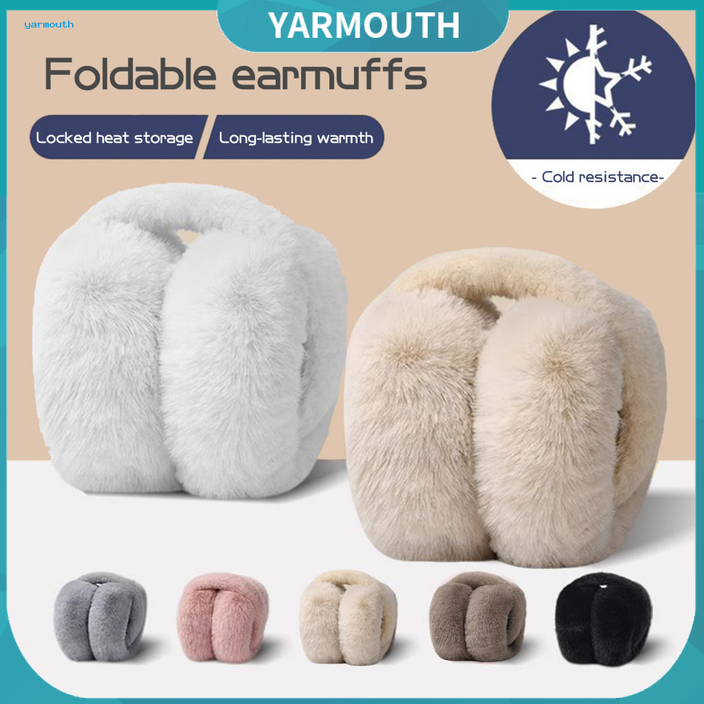 ใช่_ แถบคาดศีรษะยืดหยุ่นปิดหูกันหนาวให้อบอุ่น ที่ปิดหูกันหนาว อบอุ่นสบายฤดูหนาวปิดหูกันหนาวสําหรับผู้หญิงอบอุ่น กันลม พับคาดศีรษะหูอุ่นสําหรับกิจกรรมกลางแจ
