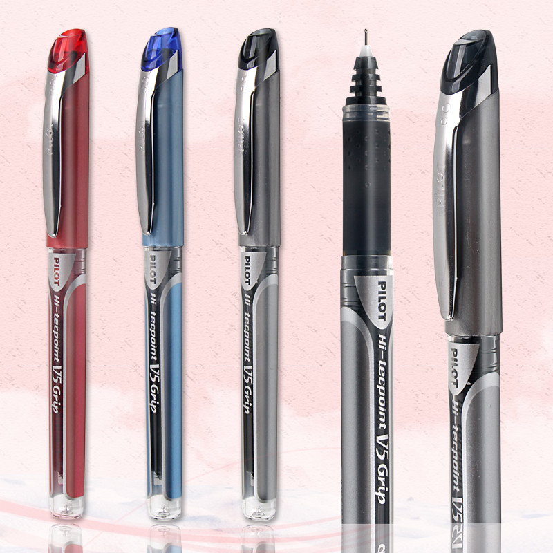 Japan PILOT/PILOT BXXGPN-V5 Signature Pen Student Exam 0.5mm Red Blue Black Gel Pen Fountain Pen