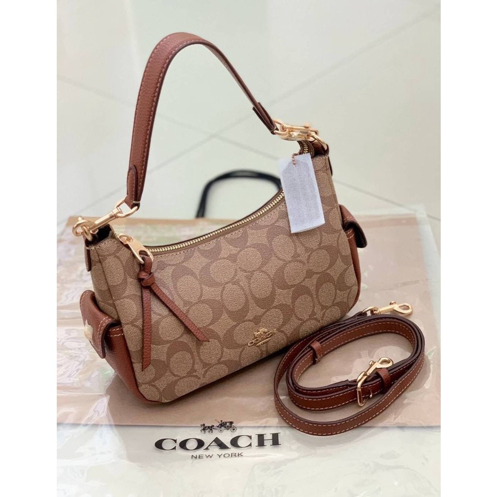 โปรโมชั่นแท้ COACH PENNIE SHOULDER BAG 25 ((C7223))