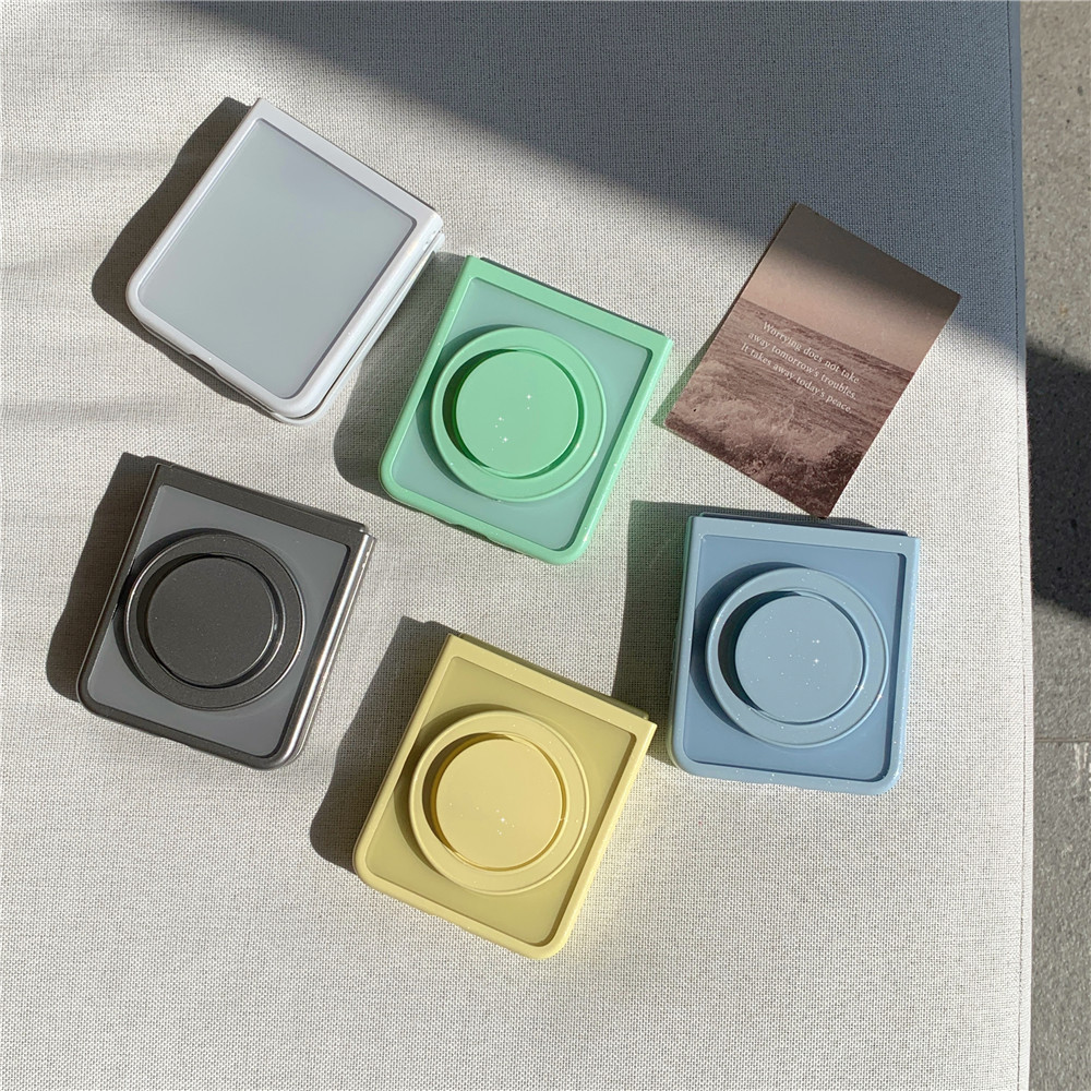 สไตล์มินิมอล 2in1 Hard Case สําหรับ Samsung Z Flip 7 Z Flip 6/5 กรณี PC กันกระแทกโทรศัพท์กลับน่ารักกรณีฝาครอบ - รูปที่ 7