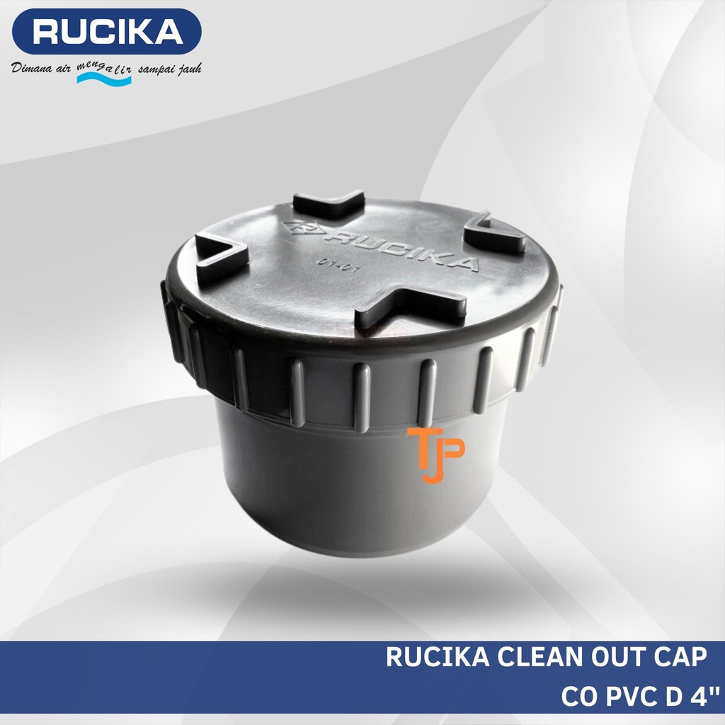 RUCIKA CLEAN OUT CAP / CO PVC D 4"