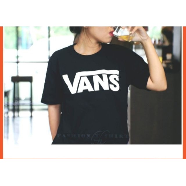 🔥พร้อมส่ง🔥 เสื้อ Vans สีดำ พร้อมส่ง