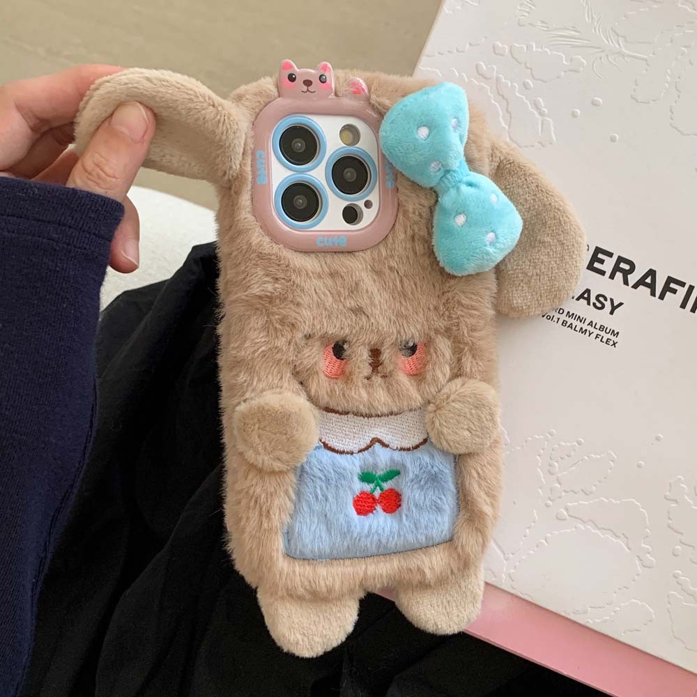 น่ารัก Sylvanian Families เคสโทรศัพท์ตุ๊กตาสําหรับ iPhone 16ProMax 15ProMax 14ProMax 12 13PROMAX กันกระแทกปกอ่อน