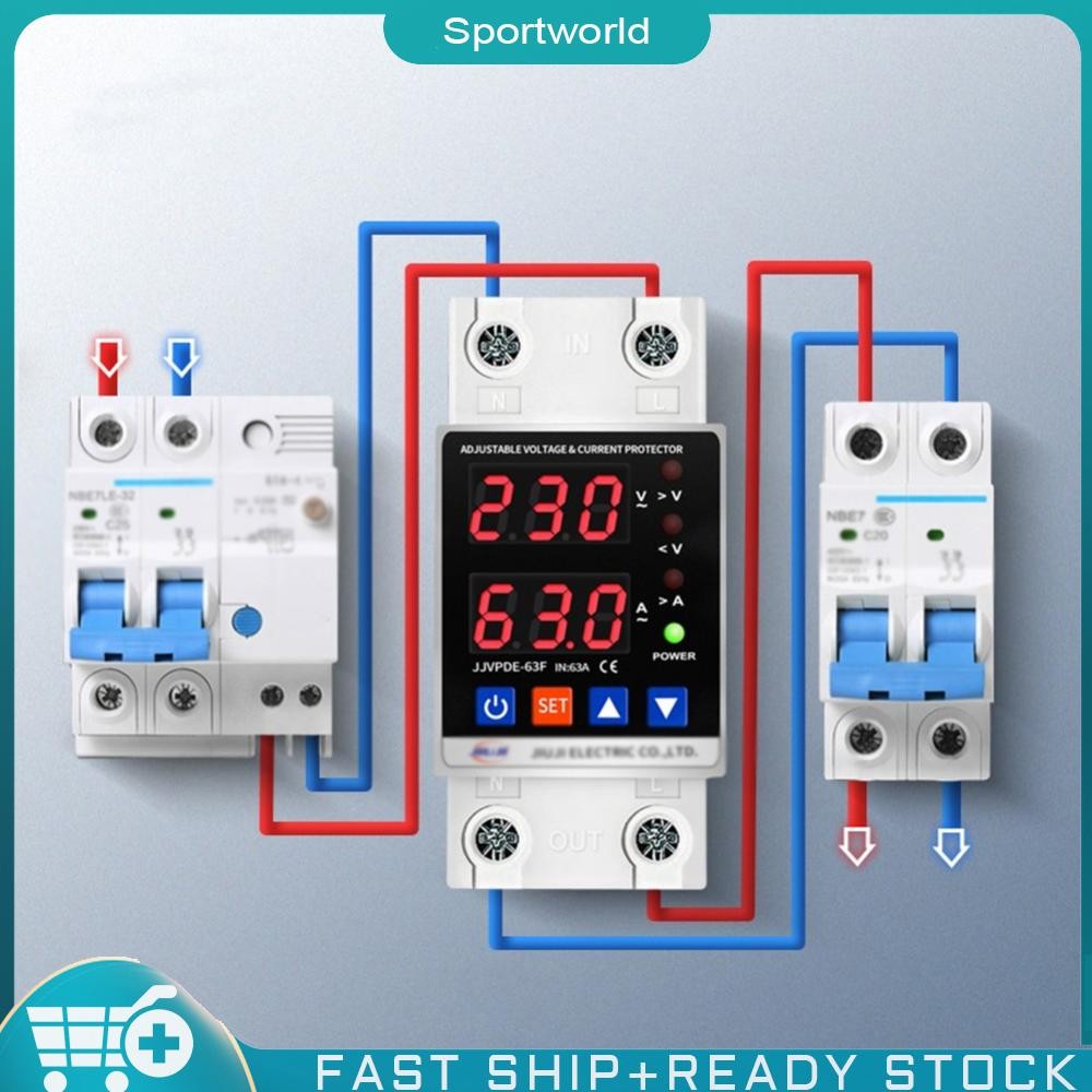 ป้องกันไฟตก ไฟเกิน ไฟกระชาก ปรับตั้งค่าแรงดัน Over Voltage and Under Voltage protective device protector relay - รูปที่ 3