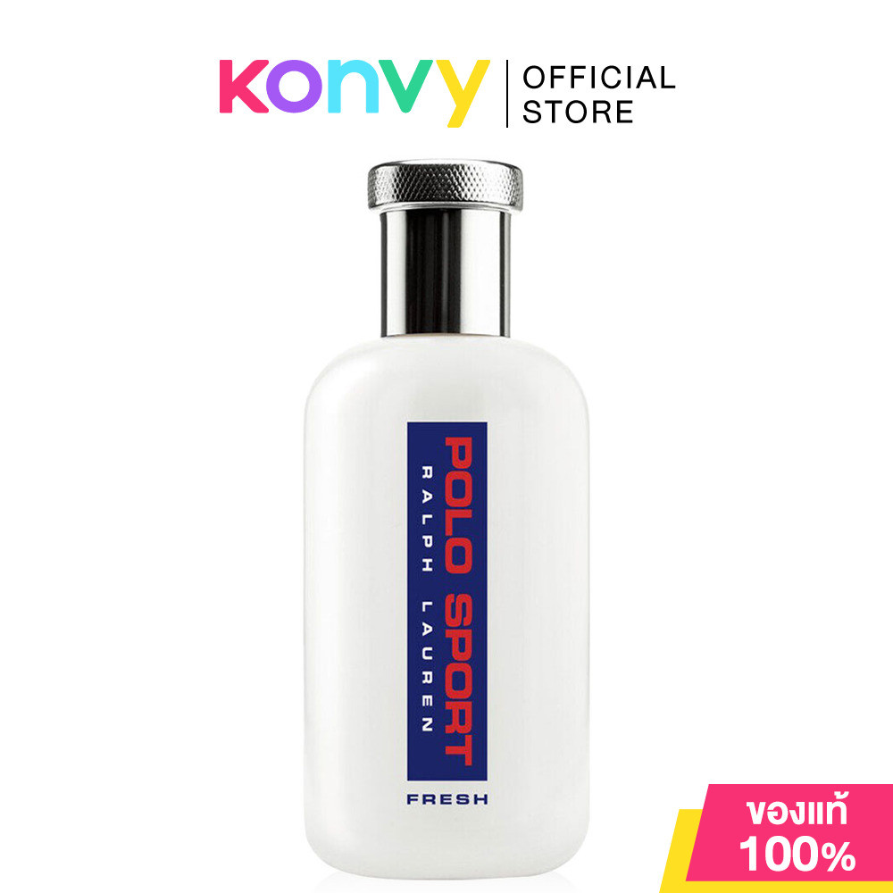 Ralph Lauren Polo Sport Fresh 125ml น้ำหอมราล์ฟ ลอเรนสำหรับผู้ชาย ให้กลิ่นหอมโทน Aromatic-Aquatic สดชื่น สะอาด เผ็ดร...