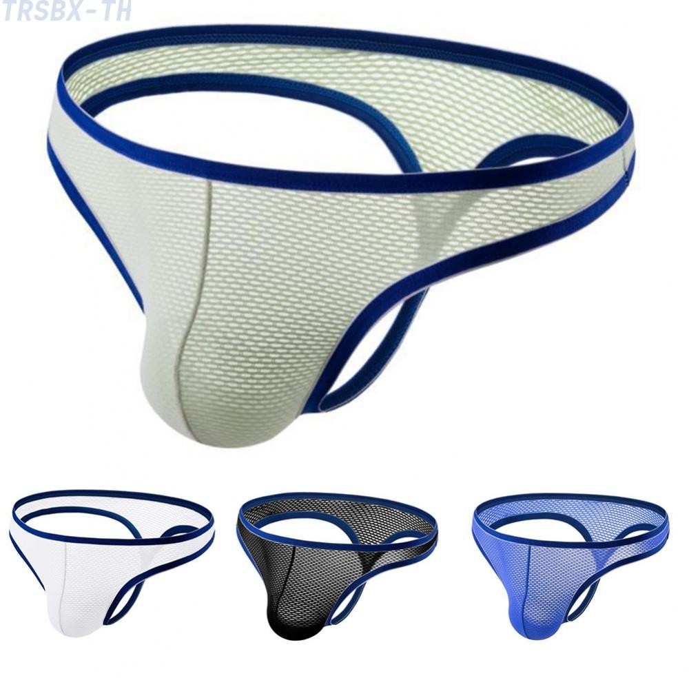 BIG DISCOUNTS เซ็กซี่ชุดชั้นในชาย G String Thong ชุดชั้นใน Bulge Pouch กางเกงทุกขนาด [TRSBX-TH]
