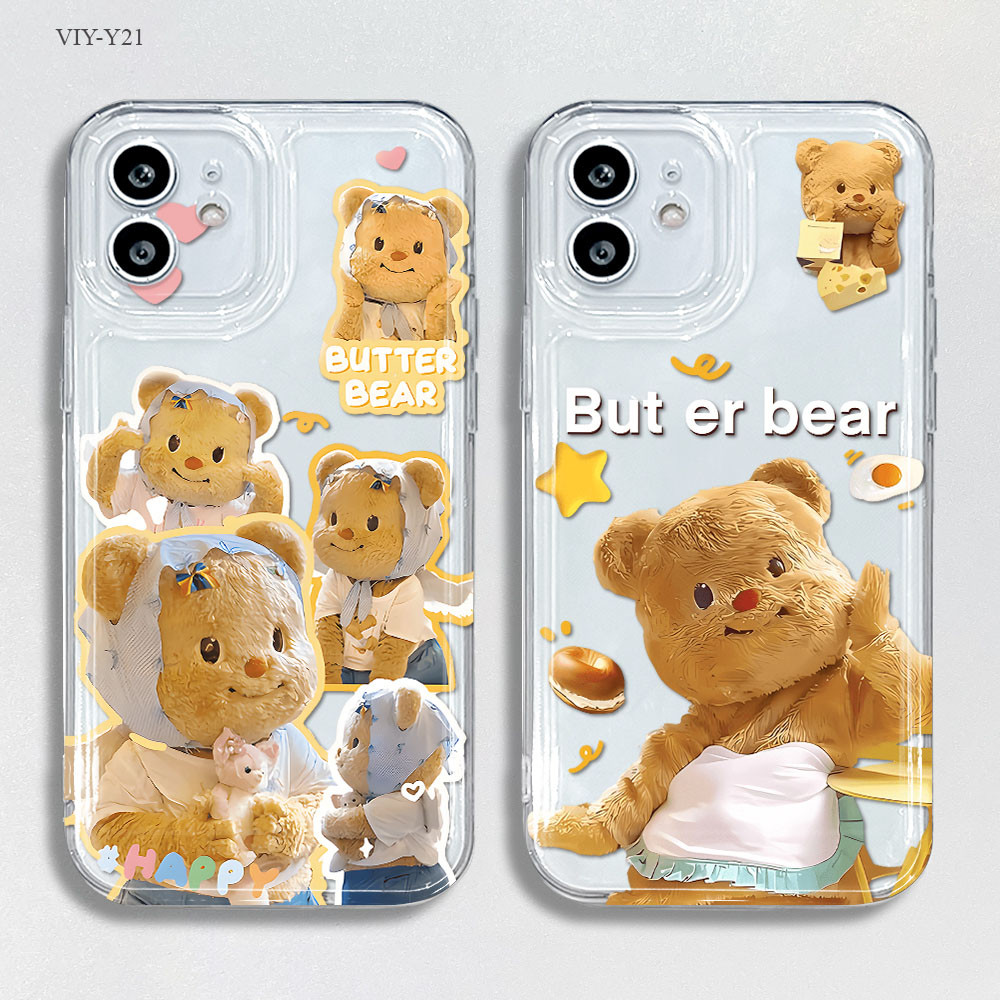 โปร่งใส เคส For VIVO Y21 Y21S Y21T Y20 Y20i Y20S Y17 Y15 Y12 Y16 Y15S Y01 Y01A Y12S Y12A Y1S Y91C Soft Case เคสวีโว่ TKK