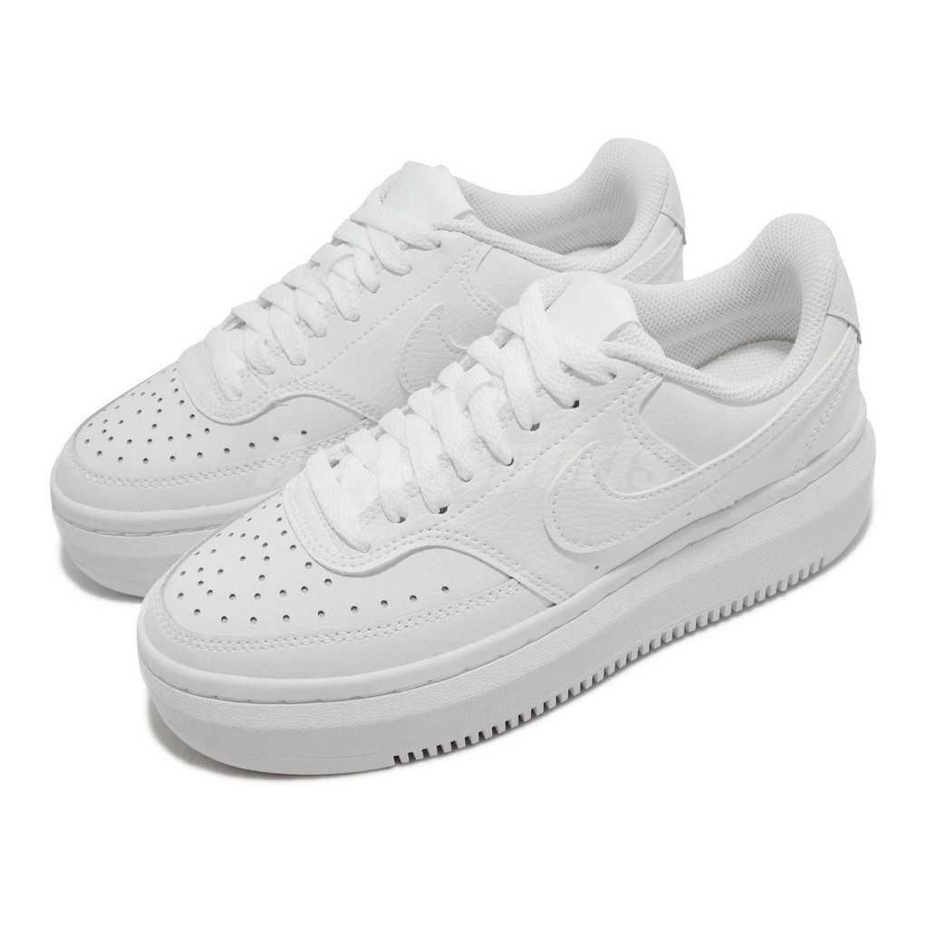 Nike Wmns Court Vision Alta LTR Triple White Women Platform Casual DM0113-100