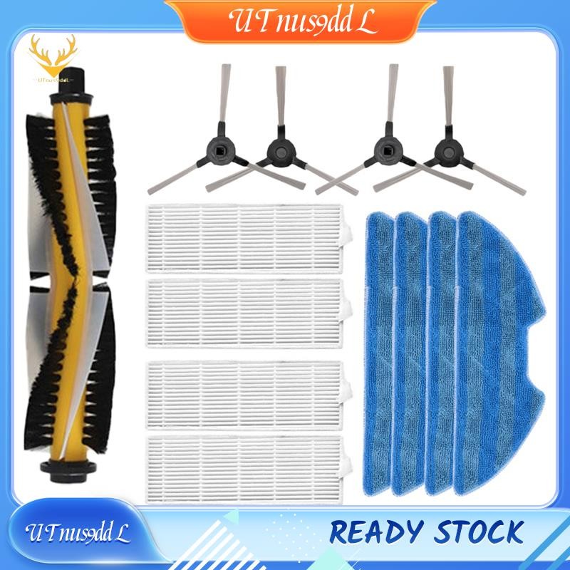 [UTnus9ddL] สําหรับ ICLEBO G5 Kitfort KT-552 KT-566 เปลี่ยนแปรงด้านข้างหลัก HEPA Filter Mop Pads อะไ