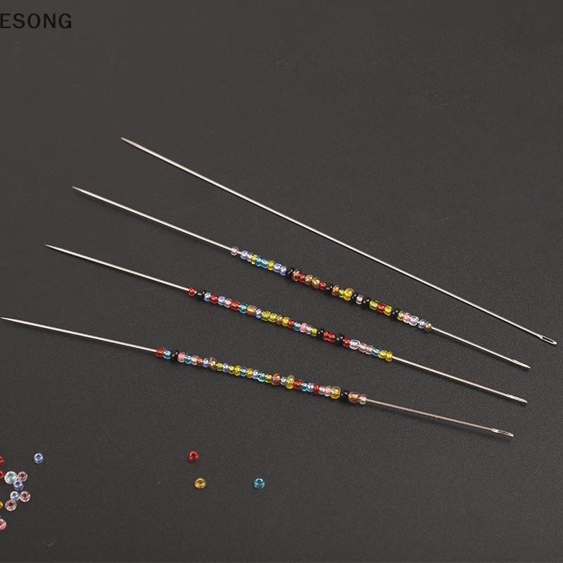 Esong 30 ชิ้นโลหะประดับด้วยลูกปัด s สําหรับลูกปัดด้าย String Tambour เครื่องประดับสร้อยข้อมือสร้อยคอทํา Pins สายไฟเครื่องมือ Pins DIY เครื่องมือ th