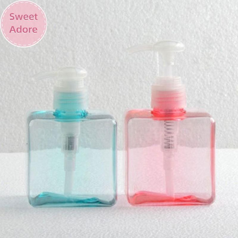 Sweetadore ขวดปั๊มพลาสติกเปล่าเครื่องจ่าย 250 มล. ขวดแชมพูเหลวรีฟิล TH