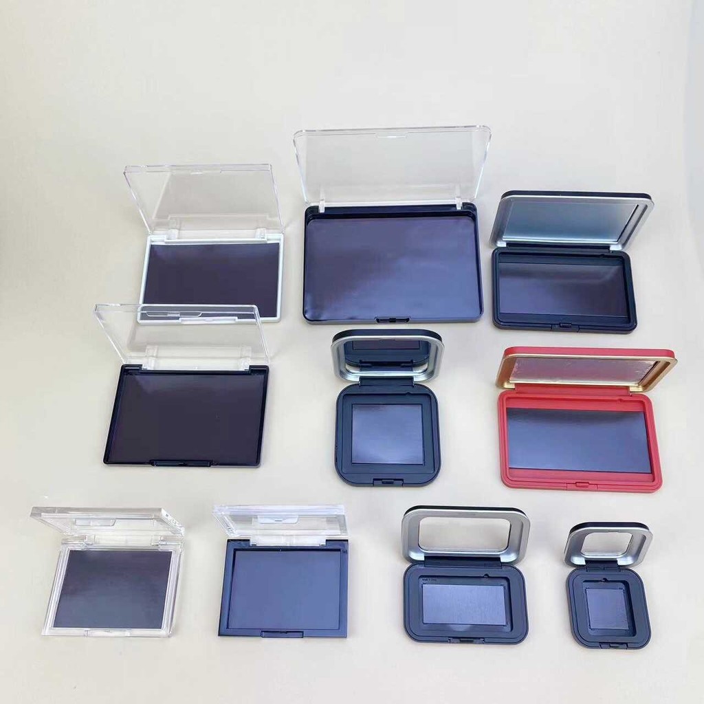 อายแชโดว์กล่องเปลี่ยนกล่องแม่เหล็กแผ่นเปล่า DIY Sub-Packing Blush High Gloss Repairing โฮมเมดแต่งหน้าแผ่นแม่เหล็กคอลเลกชัน