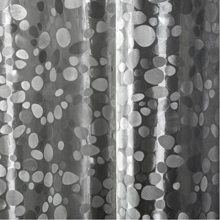 ม่านห้องน้ำ สีใส แบบใส กันน้ำ EVA ม่านอาบน้ำ Shower Curtains 180x180cm ติดตั้งง่าย แถบแม่เหล็กด้านล่าง